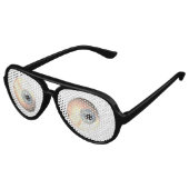 膨らんだ目のパーティー眼鏡 アビエーターサングラス (アングル)