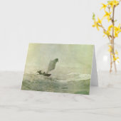 膨らんだ遠くに カード (黄色い花)