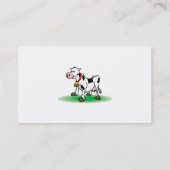 膨らんだ頑固な牛 名刺 (裏面)