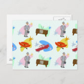 膨れ上がる人生 ポストカード (正面/裏面)