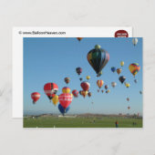 膨れ上がる ポストカード (正面/裏面)