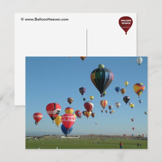 膨れ上がる ポストカード (正面/裏面)