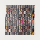 膨大な数のオーディオカセット タペストリー (正面(横))