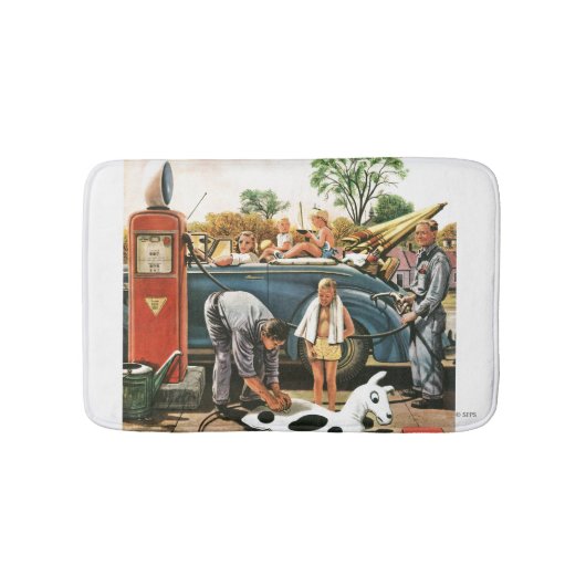 膨張ビーチ玩具 バスマット (正面)