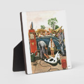 膨張ビーチ玩具 フォトプラーク (正面)