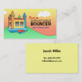 膨張可能なバウンサーの名刺 名刺 (正面/裏面)