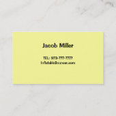 膨張可能なバウンサーの名刺 名刺 (裏面)