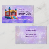 膨張可能なバウンサーの名刺 名刺 (正面/裏面)