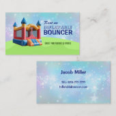 膨張可能なバウンサーの名刺 名刺 (正面/裏面)
