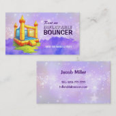 膨張可能なバウンサーの名刺 名刺 (正面/裏面)
