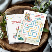 膨張可能なパーティー誕生日 招待状