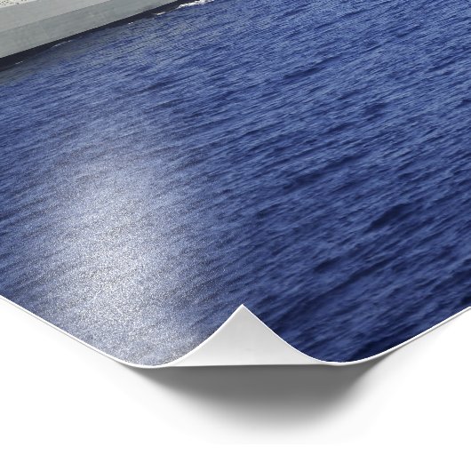 膨張可能なボートに乗ったポルトガル海軍チーム フォトプリント            (角)