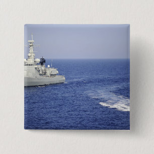膨張可能なボートに乗ったポルトガル海軍チーム 缶バッジ