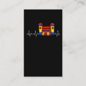 膨張可能な城の子供の弾力の城のハートビート 名刺 (正面)