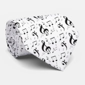膨張音楽ノートのタイ ネクタイ (ロール)