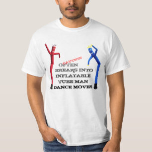 膨脹可能なダンサー Tシャツ