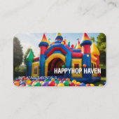 膨脹可能な弾力レンタル 名刺 (正面)