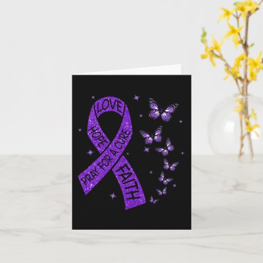 膵がん認識度2 カード (黄色い花)