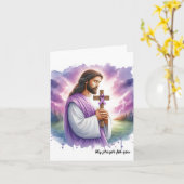 膵パーソナライズされたがんイエス悔やみや弔慰 カード (黄色い花)