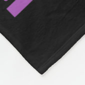 膵臓がんおもしろい膵がん認識度 フリースブランケット (角)