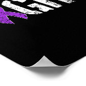 膵臓がんとの闘い – 軍隊スタイル認識度 ポスター (角)