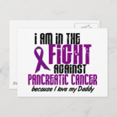 膵臓がんのパパとの闘いで ポストカード (正面/裏面)