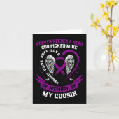 膵臓がんの従兄弟を偲んで カード (黄色い花)