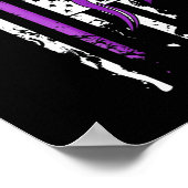 膵臓がんの贈り物 – 膵臓がん粟粒 ポスター (角)