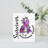 膵臓がんを克服した人15人 ポストカード (スタンド正面)