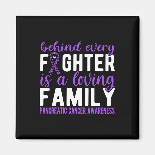 膵臓がんサポート1 マグネット (正面)