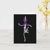 膵臓がん信仰膵臓がん懸念 カード (黄色い花)