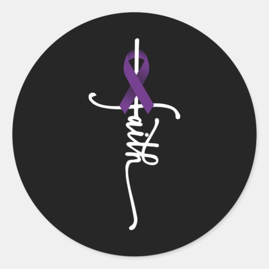 膵臓がん信仰膵臓がん懸念 ラウンドシール (正面)