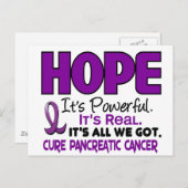 膵臓がん希望1 ポストカード (正面/裏面)