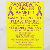 膵臓がん有益者 チラシ (正面)