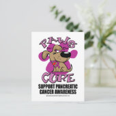 膵臓がん治療の手 ポストカード (スタンド正面)