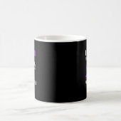 膵臓がん私の叔父の家族のための衣服紫 コーヒーマグカップ (中央)
