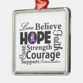 膵臓がん群 メタルオーナメント (左)