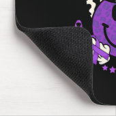 膵臓がん認識度カウボーイハットヒョウ型スイス マウスパッド (コーナー)