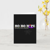 膵臓がん認識度クリスマスの願い カード (黄色い花)