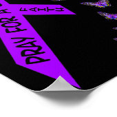 膵臓がん認識度女性蝶レリギ ポスター (角)