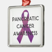 膵臓がん認識度帯 メタルオーナメント (左)