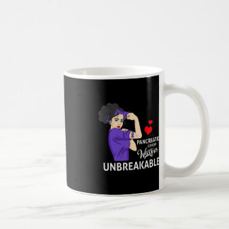 膵臓がん認識度戦士Unbreakable Wo コーヒーマグカップ
