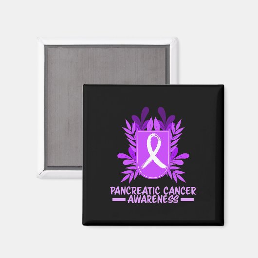 膵臓がん認識度月紫綬褒章 マグネット (正面/裏面)