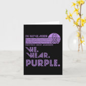 膵臓がん認識度月11月衣服pu カード (黄色い花)