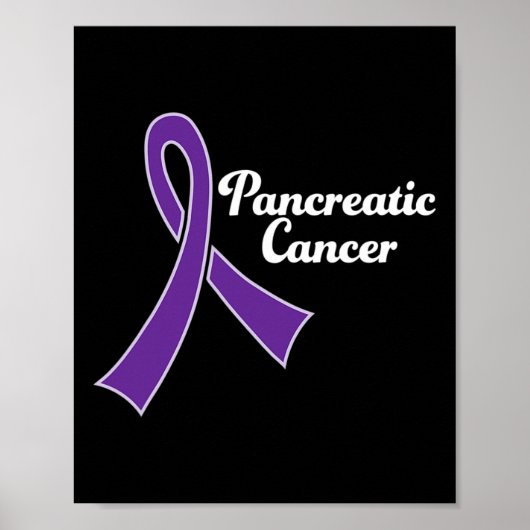 膵臓がん認識度紫綬章 ポスター (正面)
