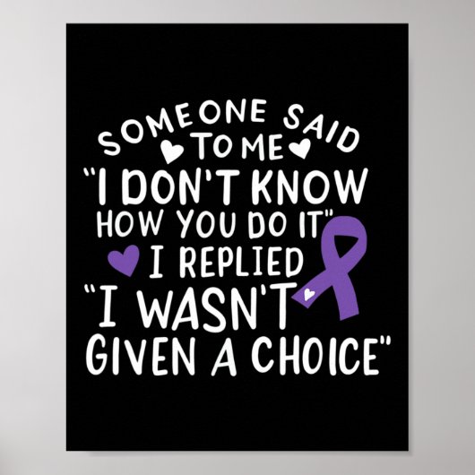 膵臓がん認識度紫綬膵臓 ポスター (正面)