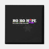 膵臓がん認識度花Hがわからない マグネット (正面)