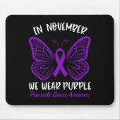 膵臓がん認識度11月We衣服P マウスパッド (正面)