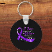 膵臓がん認識度Riが大好き キーホルダー (正面)