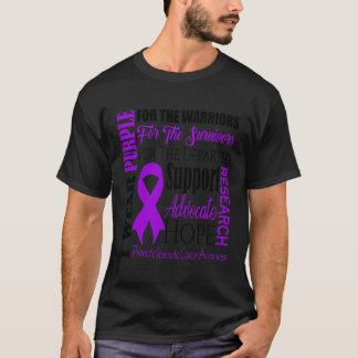 膵臓がんAけんか認識度 Tシャツ